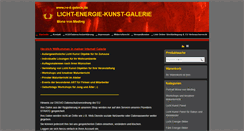 Desktop Screenshot of licht-energie-kunst-galerie.de